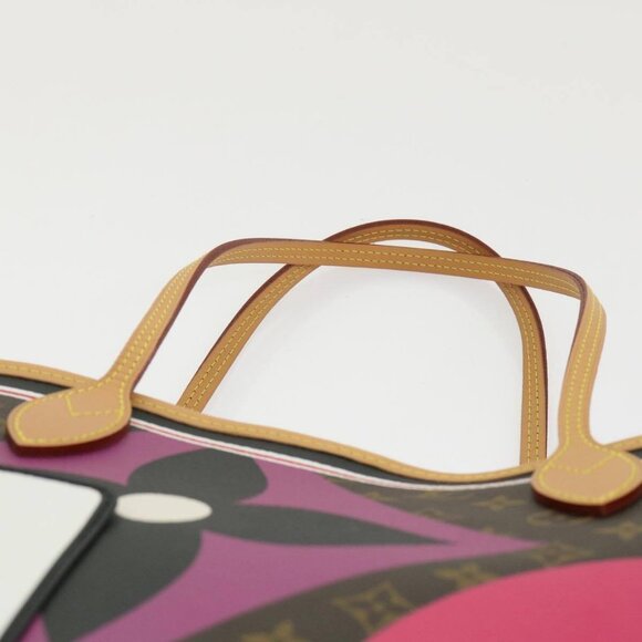 LOUIS VUITTON Monogram Game On Neverfull MM Tote Bag M57452 LV Auth 51264S - Picture 10 of 15